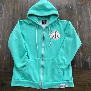 East Coast Lifestyle zip up hoody sz M
